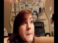 Redhead sister fucked in front of camera